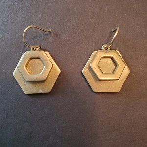 Kenneth Cole Hexagon Earrings